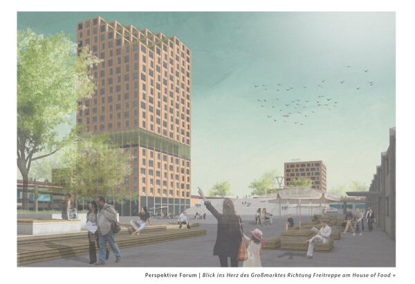 Fachsparte St�dtebau, Schinkelpreis und Reisestipendium: Arne Markuske, Jonathan Hertling, Robert Ritze, Dr�ber und Drunter