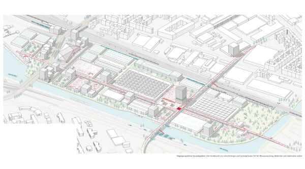 Fachsparte St�dtebau, Schinkelpreis und Reisestipendium: Arne Markuske, Jonathan Hertling, Robert Ritze, Dr�ber und Drunter