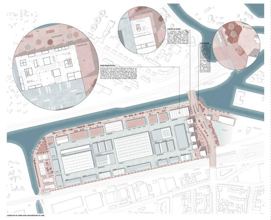 Fachsparte St�dtebau, Anerkennung: Benedict Hofmann, Isabel Ohorn, Simon Denkinger, Weiche Schale, harter Kern