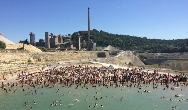 2018 begann die Renaturierung der ENCI-Kalkgrube in den Niederlanden, nach ber 100 Jahren Kalkabbau fr die Zementproduktion