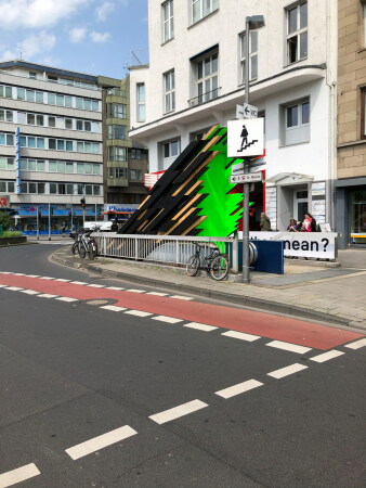 Der Kölner Ebertplatz 2019.