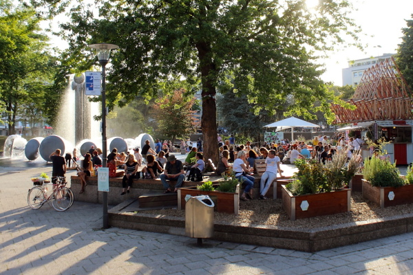 Offene Musikb�hne auf dem Ebertplatz 2018