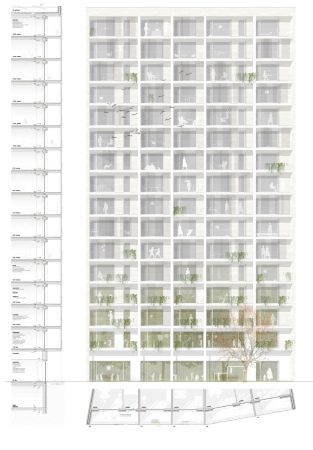 2. Preis: bogevischs buero architekten & stadtplaner (M�nchen, Fassadendetail