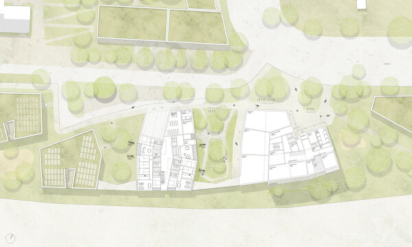 2. Preis: bogevischs buero architekten & stadtplaner (M�nchen, Grundriss Erdgeschoss