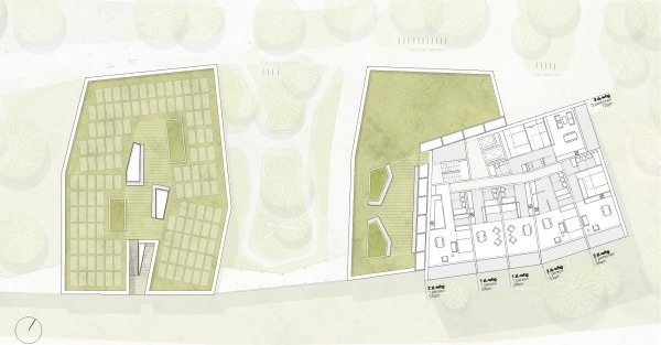 2. Preis: bogevischs buero architekten & stadtplaner (M�nchen, Grundriss Regelgeschoss