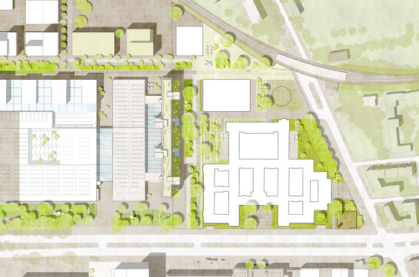 Auengestaltung im Bereich des Wettbewerbsgebiets von Capatti Staubach