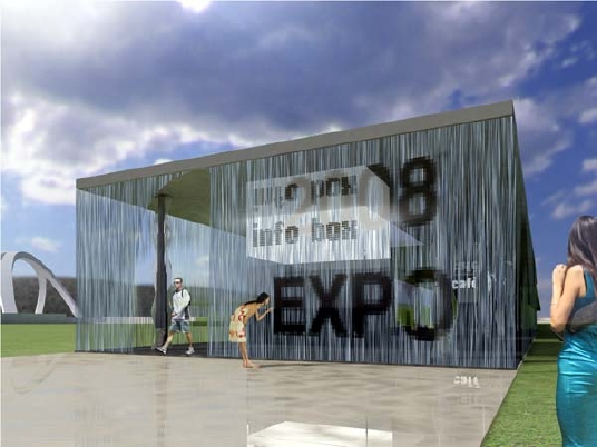 Pavillon fr Expo in Zaragoza vorgestelt