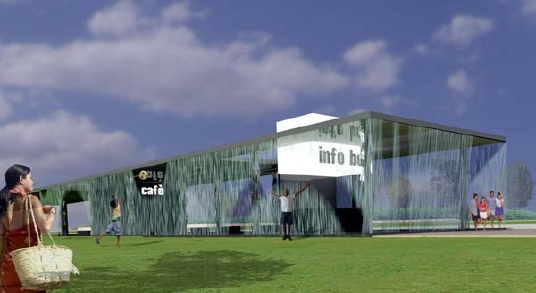 Pavillon fr Expo in Zaragoza vorgestelt