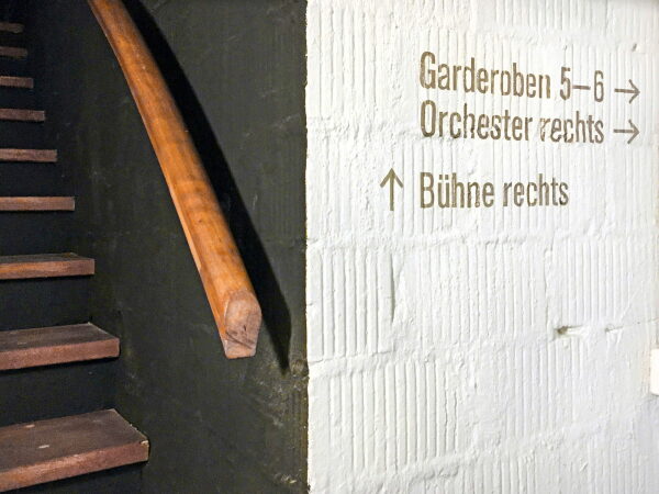 Backstagebereich, Knstlergarderoben