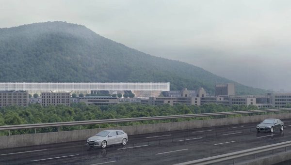 Dominique Perrault plant in Shenzhen