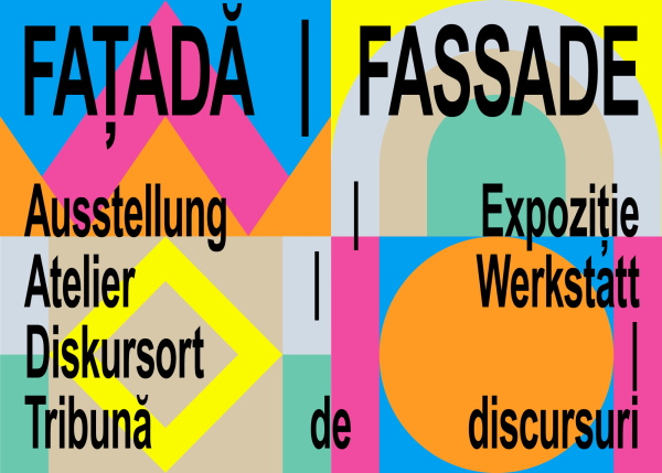 Poster zur Ausstellung Faţadă/Fassade, HMKV im Dortmunder U, noch bis 11. April 2021