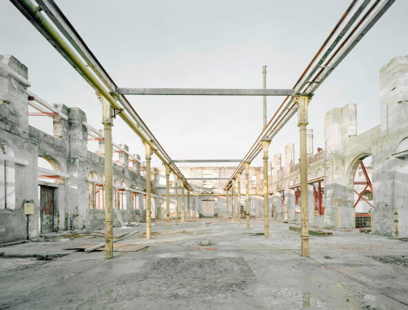 Ruinen des frheren Gebudes