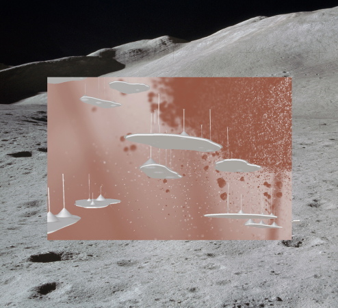 Ausstellungsteilnehmer*in: Bethany Rigby, Apollo 14 Lunar Samples, Mining the Skies, 2020. Courtesy Bethany Rigby, NASA/ ID: S71-19489
