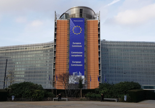 Der Hauptstandort der europischen Kommission in Brssel.