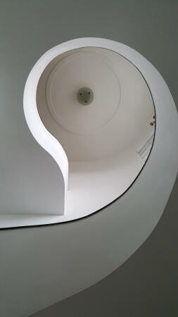 Rafael de Crdenas: House of Hilda in Sarr, Vedado (1934), Treppenhaus.