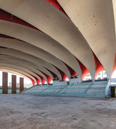Octavio Buigas de la Cruz: Pavillon im Parque Jos Mart in Vedado (19591960), Innenansicht.