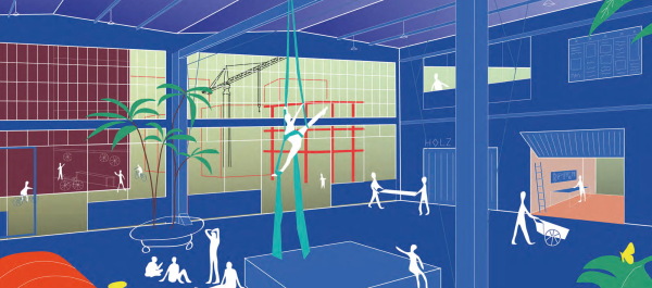 Ein 2. Preis: StudioVlayStreeruwitz (Wien) mit Carla Lo Landschaftsarchitektur (Wien)