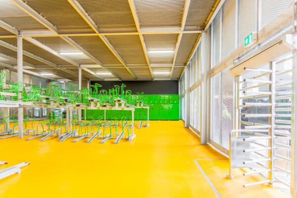 Fahrradparkhaus in Mainz von Schoyerer Architekten_Syra