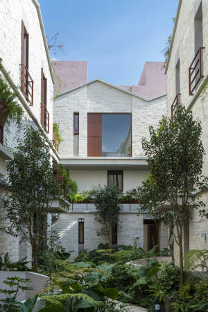 Reihenhausanlage von CPDA in Mexiko-Stadt