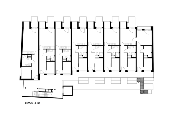 Sechstes Obergeschoss