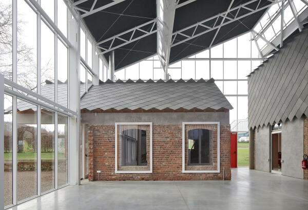 Besucherzentrum von jo taillieu architecten im belgischen Gooik