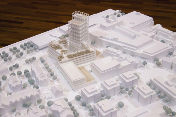 2. Preis: hdg Architekten  Henninger und Lachenmann mit Architekturbro Podehl und bauchplan ).(