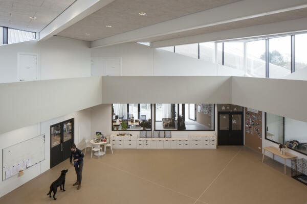 Hundetrainingszentrum von WE-S architecten bei Gent