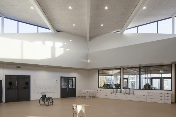 Hundetrainingszentrum von WE-S architecten bei Gent