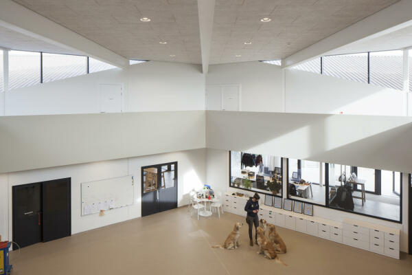 Hundetrainingszentrum von WE-S architecten bei Gent