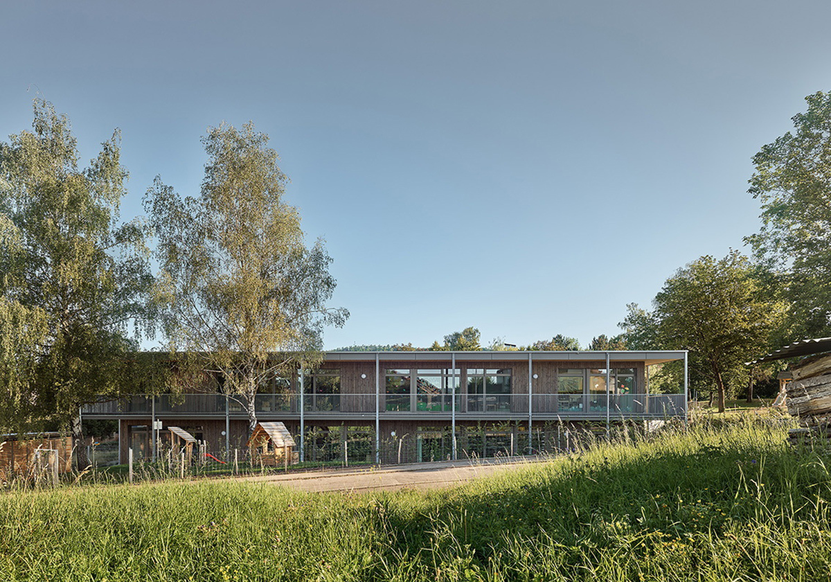 Immer wieder in Holz
 - Kita in Schorndorf von (se)arch