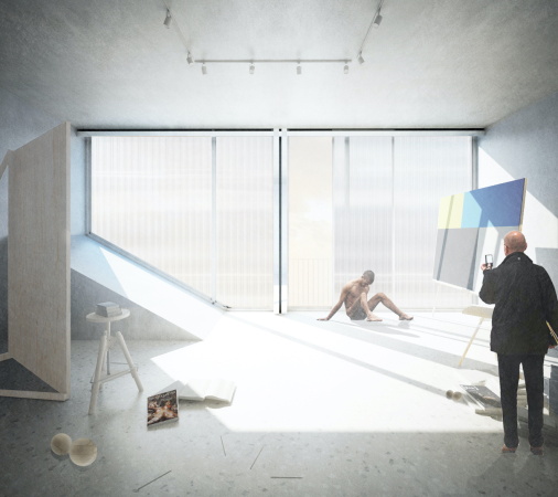 Kollektiv A planen im Mnchner Domagkpark