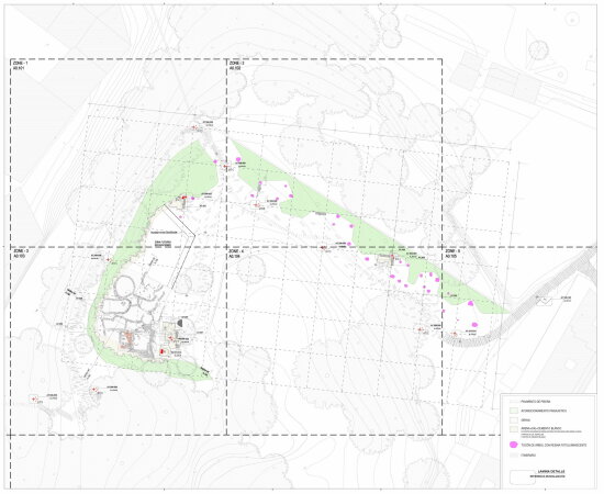Lageplan der Fundstelle Alobre