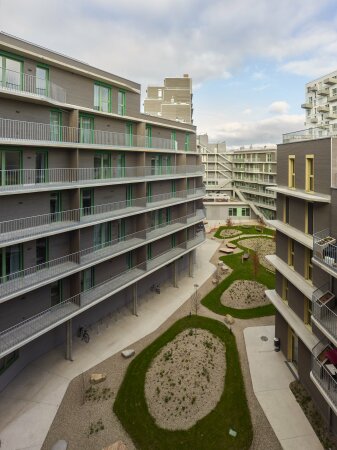 Wohnkomplex in Wien-Aspern von Helen & Hard