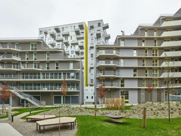 Wohnkomplex in Wien-Aspern von Helen & Hard