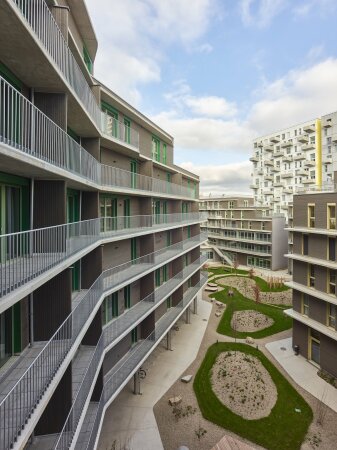 Wohnkomplex in Wien-Aspern von Helen & Hard