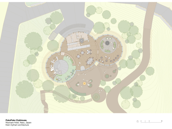 Hotelclubhaus in Zentraljapan von Klein Dytham architecture