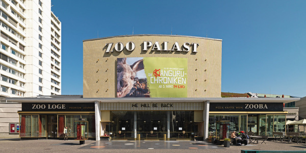 Aus der Ausstellung Richard Thieler. Kinoarchitekturen Berlin in der Infostation Siemensstadt: Zoo Palast Berlin 2020