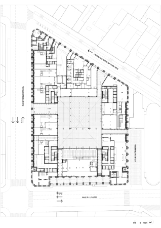 Umbau eines Postgebudes in Paris von Dominique Perrault
