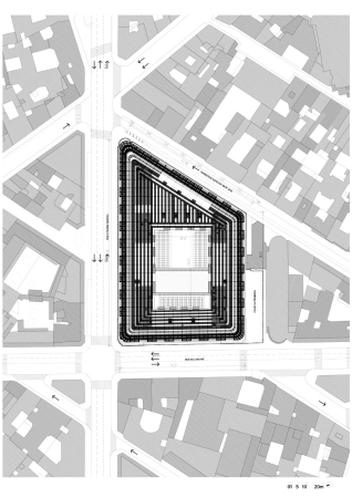 Umbau eines Postgebudes in Paris von Dominique Perrault