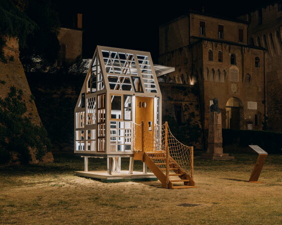 Tempor�rer Minipavillon von Federico Babina in Lugo