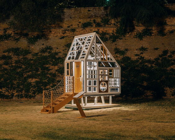 Tempor�rer Minipavillon von Federico Babina in Lugo