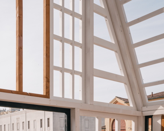 Tempor�rer Minipavillon von Federico Babina in Lugo