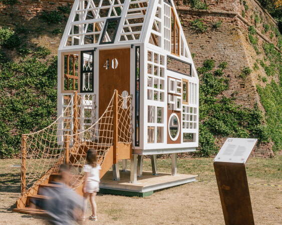 Temporrer Minipavillon von Federico Babina in Lugo