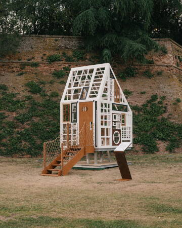 Temporrer Minipavillon von Federico Babina in Lugo