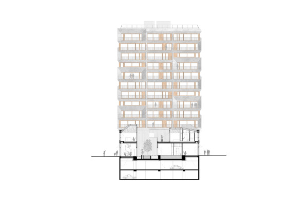 Wohnkomplex in Paris von Moussafir Architectes und Nicolas Hugoo