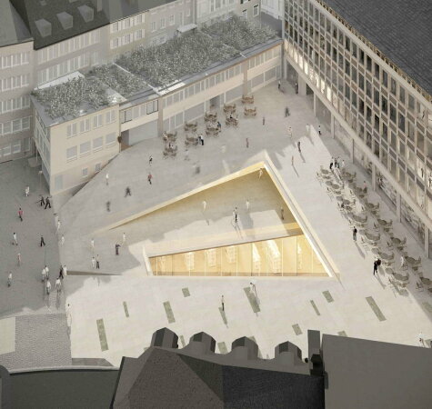 3. Preis ARGE Itten+Brechb�hl und Aires Mateus e Associados: Vogelperspektive