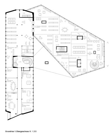 1. Preis Staab Architekten: 1. Obergeschoss