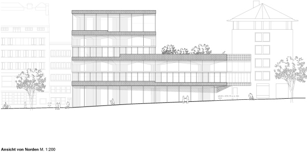 1. Preis Staab Architekten: Ansicht Nord