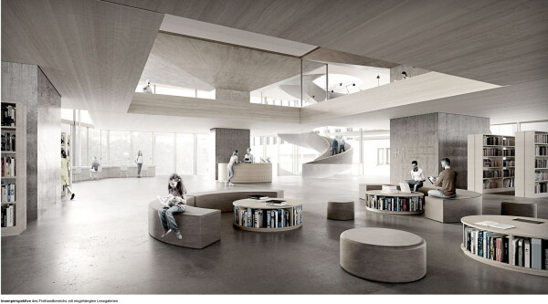 1. Preis Staab Architekten: Innenraum