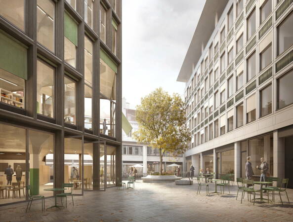 2. Preis E2A Piet Eckert und Wim Eckert Architekten: Au�enansicht